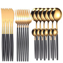 Golden Dinnerware Set (24pcs)