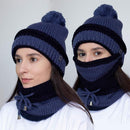 3-in-1 Beanie Scarf Mask Set 