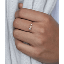Moonstone Pearl Ring