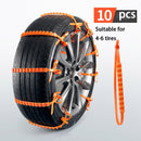 Anti-slip tire chains (10 pcs)