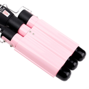 Ceramic curling iron with LCD display