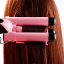 Ceramic curling iron with LCD display