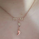 Baby Feet Mother Necklace