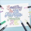 12-color Self-Outline Metallic Markers 