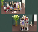 Rotating makeup organizer