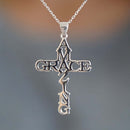 Amazing Grace Cross Necklace
