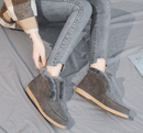 Suede Leather Ankle Boots