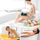 Bath bombs, pure natural essential oils