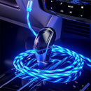 iGlow Glowing LED Magnetic 3-in-1 USB Charging Cable 