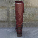Vintage Leather Zip Boots