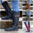 Vintage Leather Zip Boots