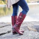 Vintage Leather Zip Boots