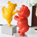 Yoga Bulldog Statue