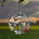 Solar-lit Mesh Butterfly Orb