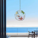 Solar-lit Mesh Butterfly Orb