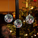 Solar-lit Mesh Butterfly Orb