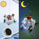 Solar-lit Mesh Butterfly Orb