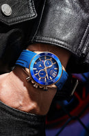 LIGE Luxury Chronograph Sports Watch