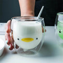 Double-layered coffee mug 