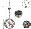 Solar-lit Mesh Butterfly Orb