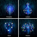 Waterproof Solar Garden Fireworks Lamp