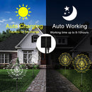 Waterproof Solar Garden Fireworks Lamp