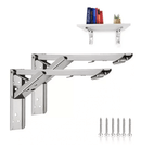 Foldable Wall Shelf Bracket (2 pieces) 