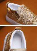 LED glitter kids sneakers