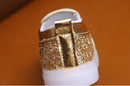 LED glitter kids sneakers