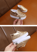 LED glitter kids sneakers