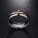 Hawaiian koa wood ring
