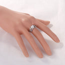 Mom Heart Opal Ring 