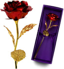 24K Foil Gold Plated Rose 