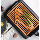 Electric barbecue without non-stick coating