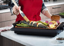Electric barbecue without non-stick coating