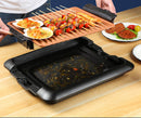 Electric barbecue without non-stick coating