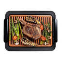Electric barbecue without non-stick coating