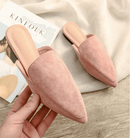 Women's tulle made of pointed suede