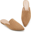 Women's tulle made of pointed suede