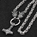 Thor Hammer Pendant Necklace