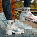 Tie Dye Ankle Boots