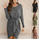 Wrap Dress with Long Sleeves
