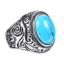 Men's Vintage Turquoise Stone Ring