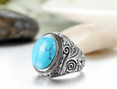 Men's Vintage Turquoise Stone Ring
