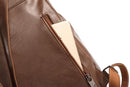 Vintage Faux Leather Backpack